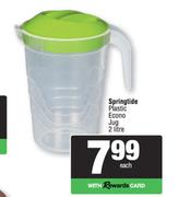 Springtide Plastic Econo Jug-2L Each