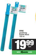 Spar Good Living Bubble Wand-100ml Each