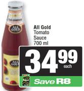 All Gold Tomato Sauce-700ml