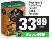 Robertson's Rajah Curry Powder Assorted-200g