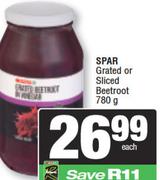 Spar Grated Or Sliced Beetroot-780g Each