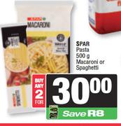 Spar Pasta 500g (Macaroni Or Spaghetti)-For Any 2