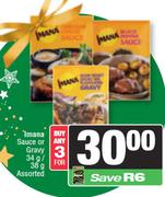Imana Sauce Or Gravy Assorted-For 3 x 34g/38g
