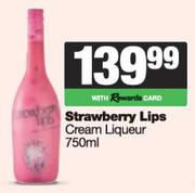 Strawberry Lips Cream Liqueur-750ml