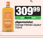 Jagermeister Orange Herbal Liqueur-750ml