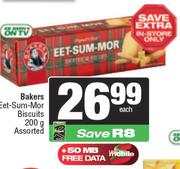 Bakers Eet-Sum-Mor Biscuits Assorted-200gm