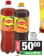 Lipton Iced Tea Assorted-For Any 2 x 1.5Ltr