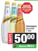 Schweppes Assorted-For Any 3 x 1Ltr