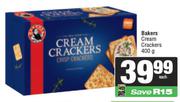 Bakers Cream Crackers-400gm