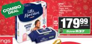 Spar Little Munchkin Diaper And Little Munchkin Wipes 80s Pack-For Both