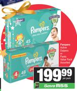 Pampers Active Diapers Or Pants Value Pack Assorted-Per Pack