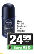 Nivea Roll On Deodorant Assorted-50ml 