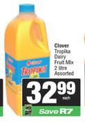 Clover Tropika Dairy Fruit Mix Assorted-2L Each