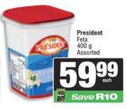 President Feta Assorted-400g Each