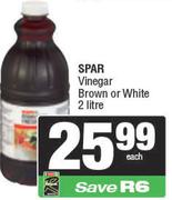 Spar Vinegar Brown Or White-2L Each