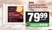 Spar Signature Selection Mature White Cheese-170g Per Pack