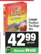 Laager Rooibos Teabags-80s Per Pack