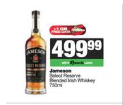 Jameson Select Reserve Blended Irish Whisky-750ml