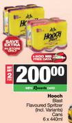 Hooch Blast Flavoured Spritzer Cans-For 2 x 6 x 440ml