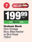 Graham Beck Non Vintage Brut, Bliss Nectar Or Brut Rose-750ml
