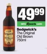 Sedgwick's The Original Old Brown-750ml