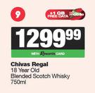 Chivas Regal 18 Year Old Blended Scotch Whisky-750ml