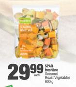 Spar Freshline Seasonal Roast Vegetables-600g Each