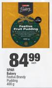 Spar Bakery Festive Brandy Pudding-400g 
