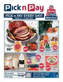 Pick n Pay Western Cape : Weekly Specials (15 December - 21 December 2025)