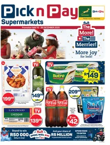 Pick n Pay Gauteng, Free State, North West, Mpumalanga, Limpopo and Northern Cape : Christmas Specials! (15 December - 26 December 2025)