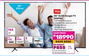 TCL 85" QLED Google TV 85P8K (850026141)