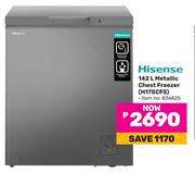 Hisense 147Ltr Metallic Chest Freezer H175CFS