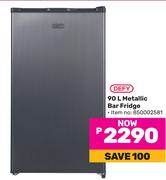 Defy 90Ltr Metallic Bar Fridge 850002581