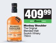 Monkey Shoulder The Original Blended Malt Scotch Whisky-750ml