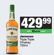 Jameson Triple Triple Whisky-750ml