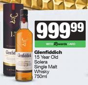 Glenfiddich 15 Year Old Solers Single Malt Whisky-750ml 
