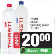 Thirsti Still Or Sparkling Water-For 2 x 1.5L