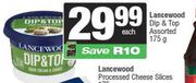 Lancewood Dip & Top Assorted-175g Each