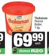 Thokoman Peanut Butter-1Kg Each