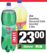 Jive Sparkling Flavoured Drink Assorted-For 2 x 2L