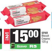 Spar Biscuit Creams-For 2 x 125g