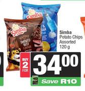 Simba Potato Chips Assorted-For 2 x 120g