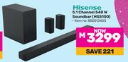 Hisense 5.1 Channel 540W Soundbar HS5100 (850013403)