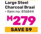 Expert Grill Large Steel Charcoal Braai 816844