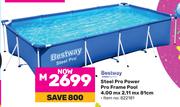 Bestway Steel Pro Power Pro Frame Pool 4.00m x 2.11m x 81cm 822181
