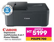 Canon Impressora Multifuncoes 4 em 1 Pixma TR4645 850020201