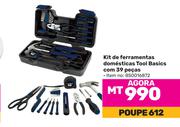 Tool Basics Kit de ferramentas domesticas com 39 pecas (850016872)