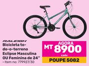 Raleigh Bicicleta todo o terreno Eclipse Masculina OU Feminina de 24" (779927/30)-cada