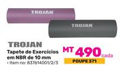 Trojan Tapete de Exercicios em NBR de 10mm (837614001/2/3)-cada