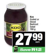 Koo Grated Or Sliced Beetroot Salad-780g Each